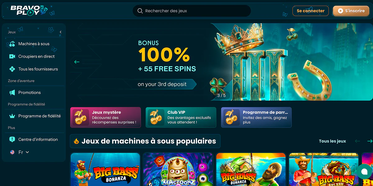 Bravo Play Casino Online Avis