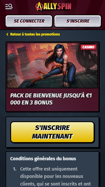 Sérieux SpinAlly avec Bonus sans Dépôt pour Obtenez