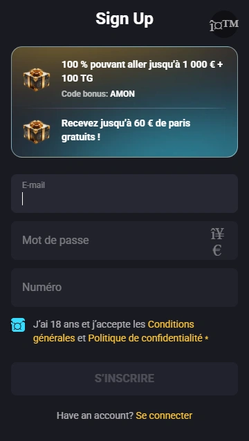 Login à Amon Bet Casino Aujourd’hui en {{ now().format('Y') }} et Gagner Gros !