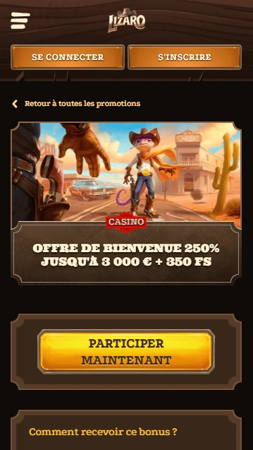 Lizaro Casino {{ now().format('Y') }} Presente Sérieux Bonus de Bienvenue !