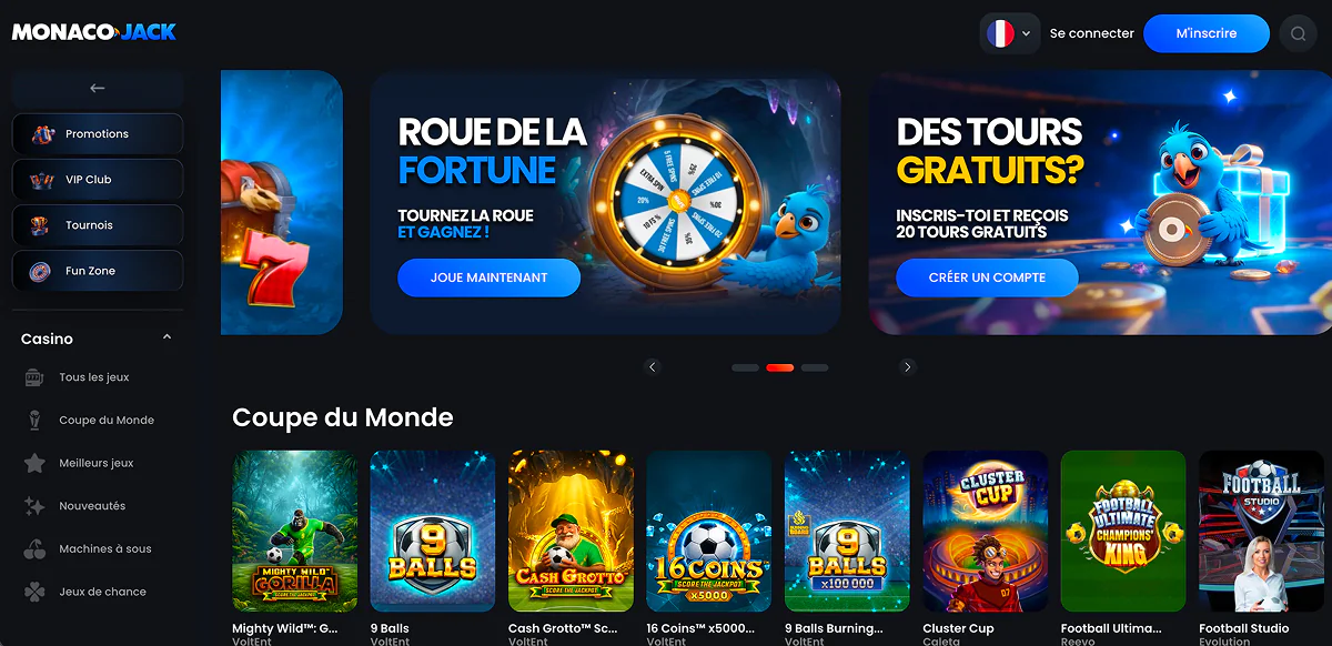MonacoJack Casino Avis