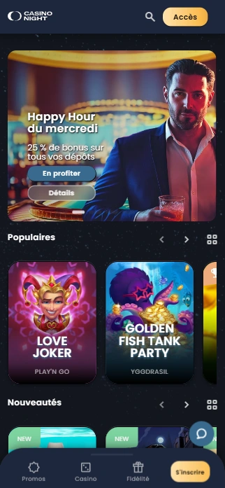Top Casino-Night Avis pour les Joueurs Français