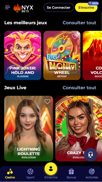 Gagner Gros au Top Jeux en Casino Bets Nyx Aujourd’hui